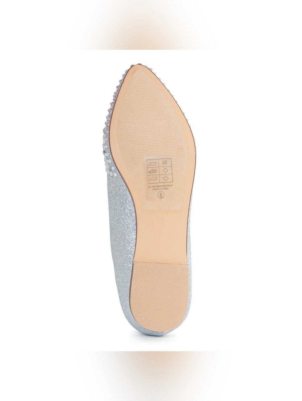 Lauren Lorraine KELSEY-2 Flat Rhinestone Ballet Slip-On Shoe - Picture 3 of 9